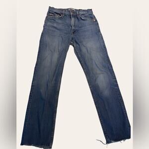 Zara Women’s Flare Jeans with Raw Hem size 4